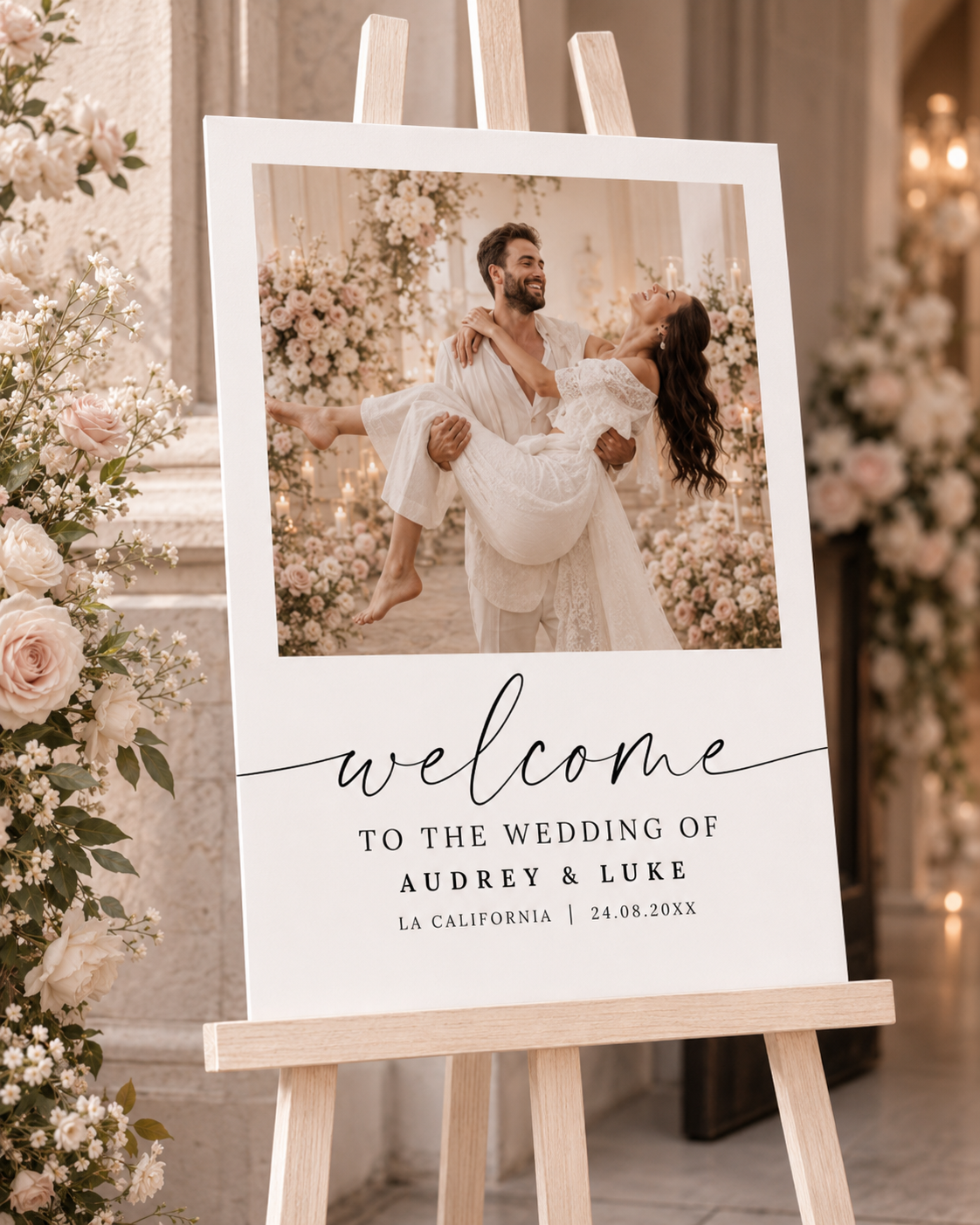 Photo Welcome Board